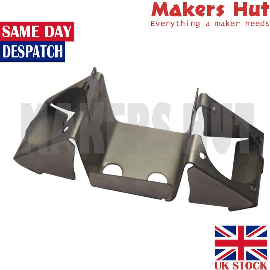 Ultimaker 2 Duct Fan Mount - UM2 Stainless Steel Dual Fan Bracket