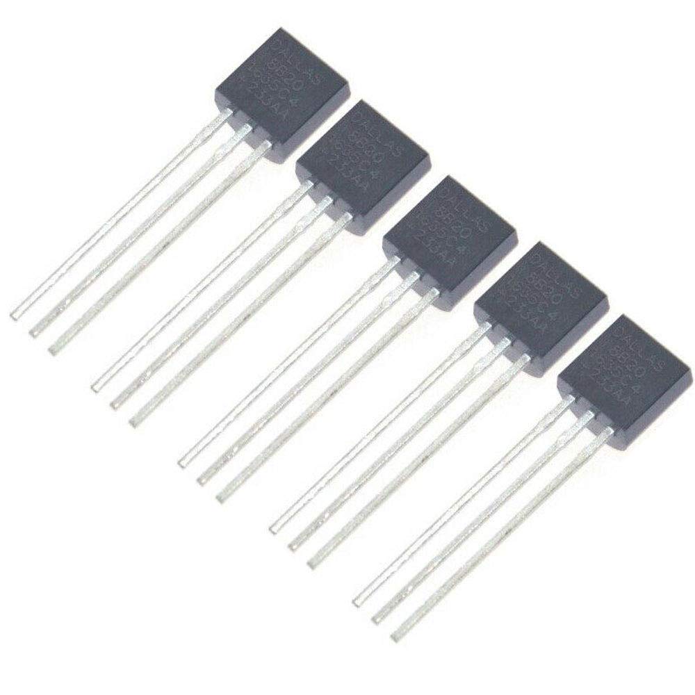 5x DS18B20 Digital Temperature Sensor Chip Dallas TO92 Thermometer Thermal
