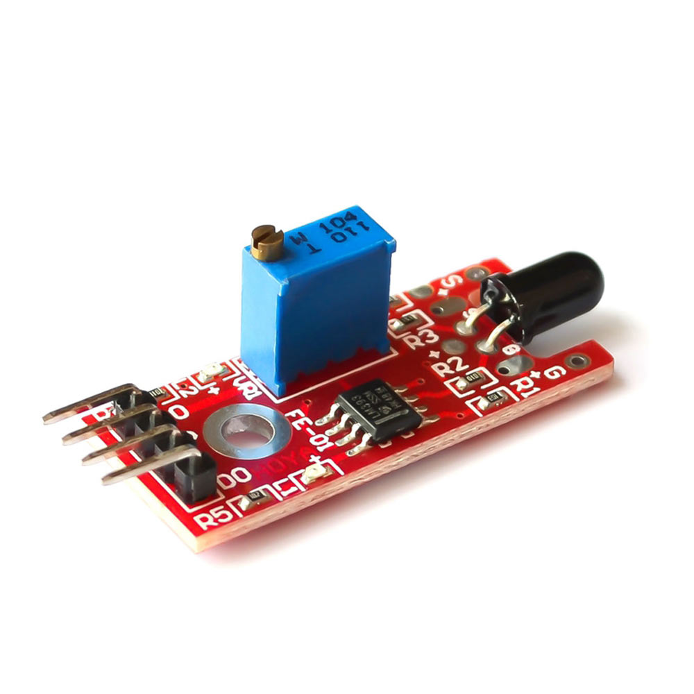 KY-026 Red Plate Flame Sensor Module - Arduino