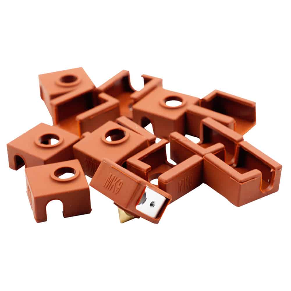 MK7/MK8/MK9 Heating Block Silicone Sock Insulation Cover 3D Printer