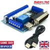 Mach3 5 Axis CNC Interface Adapter Breakout Board For Stepper Motor USB Cable