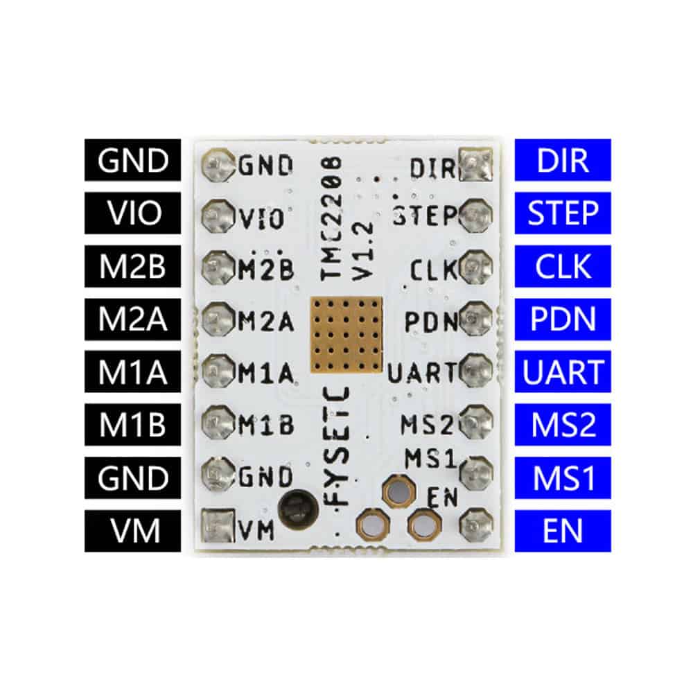 TMC2208 v1.2 Stepping Motor Mute Driver Stepstick Silent