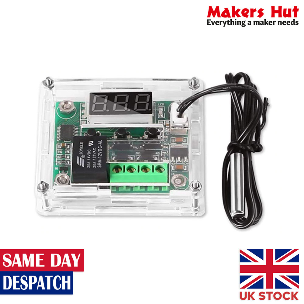 W1209 DC 12V -50 to 110 Temperature Control Switch Thermostat Arduino Raspberry