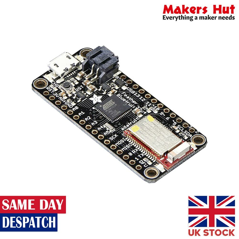 Adafruit Feather 32u4 Adalogger - ATmega32u4 3.3V - 8MHz 2795