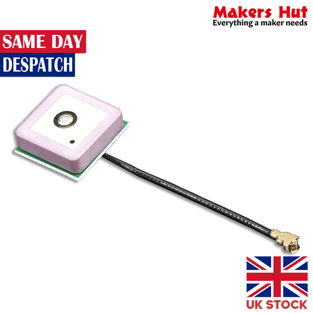 Adafruit Passive GPS Antenna uFL - 15mm x 15mm 1 dBi gain Fona - 2461