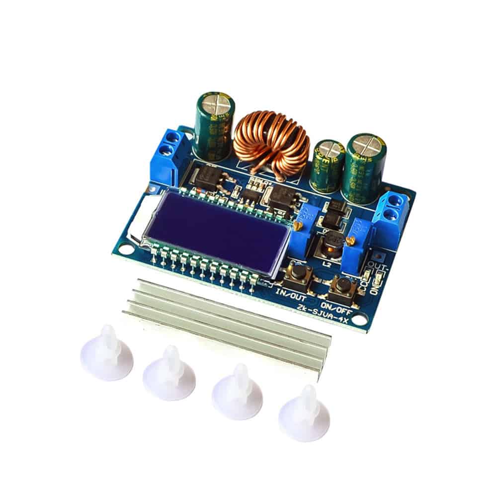 Buck Boost Converter Module Adjustable Step Down with LCD Display Power