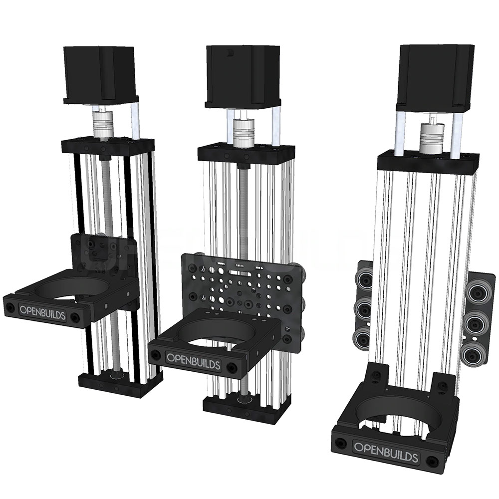 OpenBuilds Router - Spindle Mount Kit - 80mm / 71mm / 65mm / 52mm