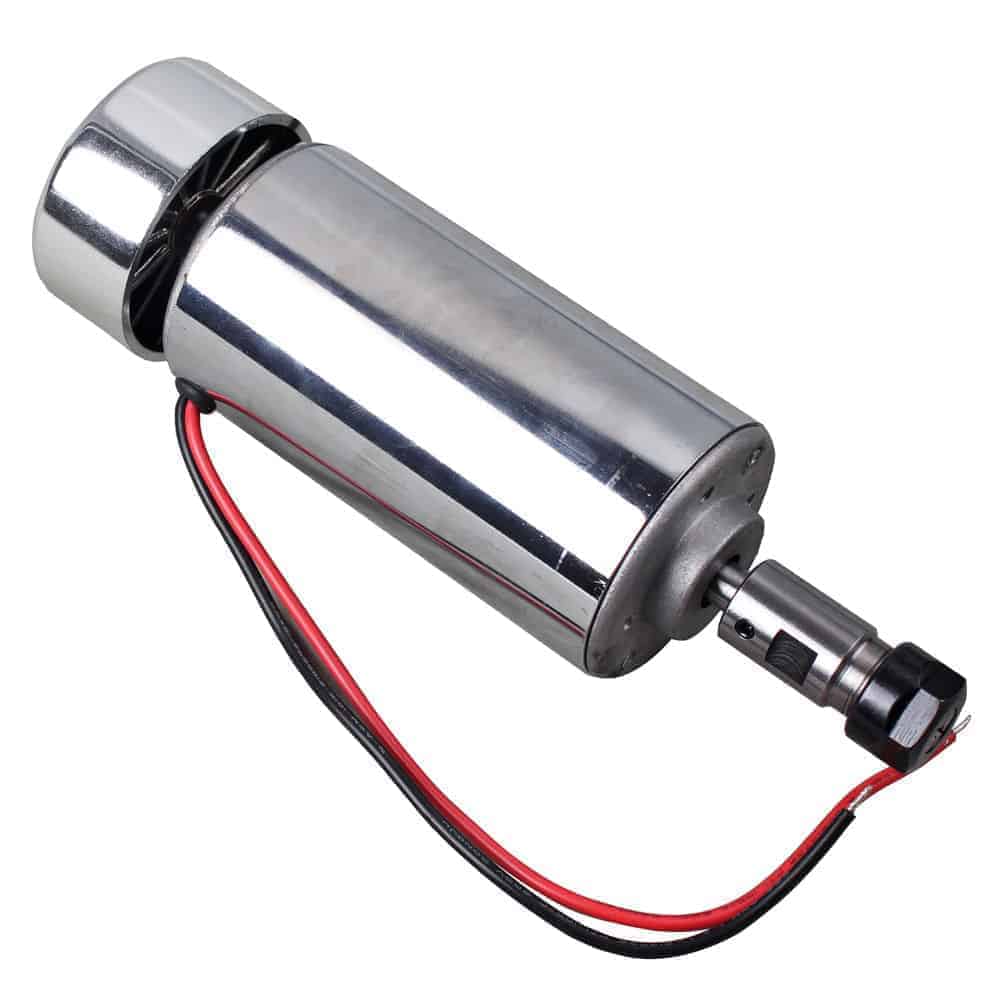 300W 48V 52mm High Speed Spindle Motor 12000rpm er11 CNC Collet for DIY Engraving