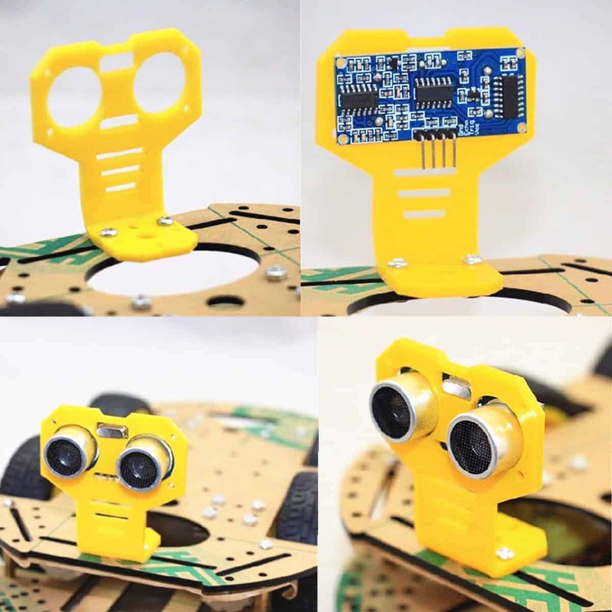 2x Ultrasonic Sensor Mounting Bracket Mount HC-SR04 Smart Car Arduino