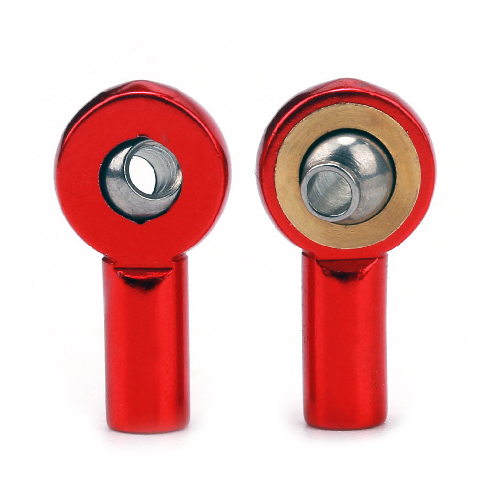 Red M3 Metal Aluminum Ball Head Rod End Bearing Fish Eye Ball RC