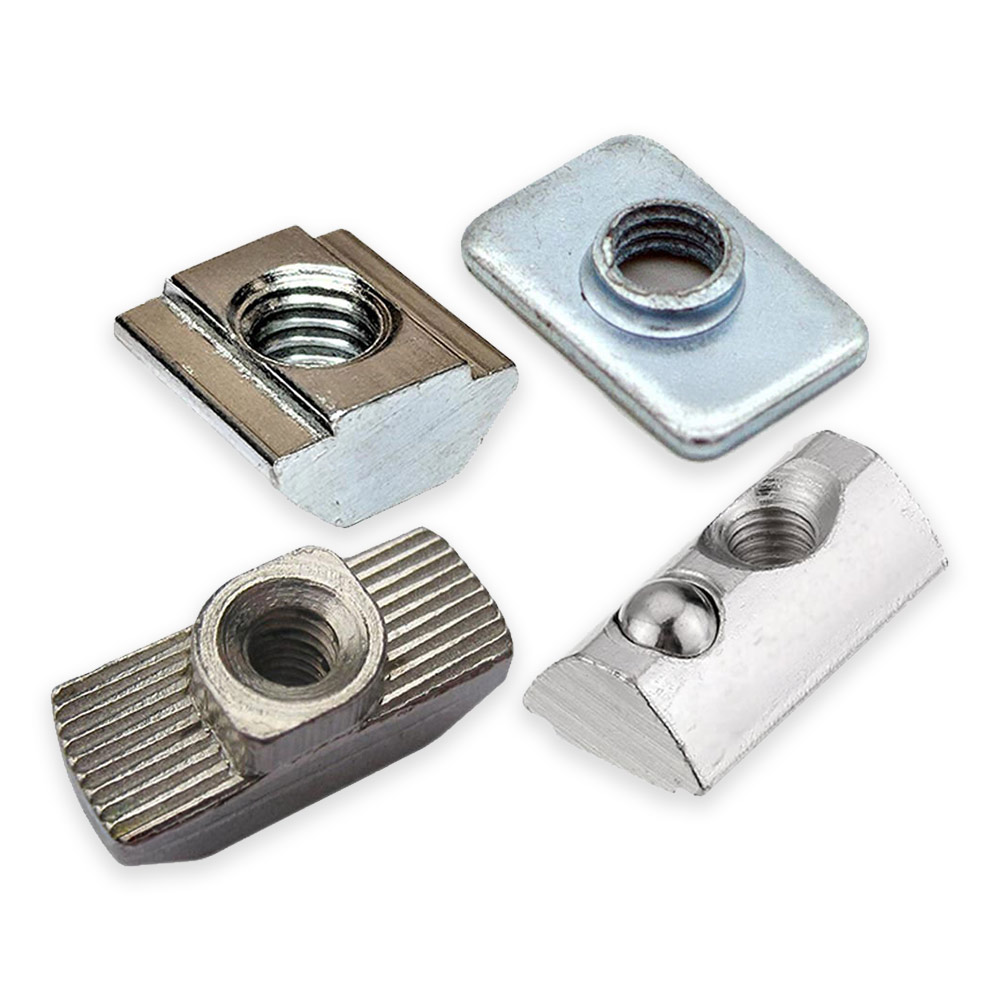 T Nuts Drop In - Elastic - Slide In - Slim M3 M4 M5 M6 M8 for 2020 3030 4040