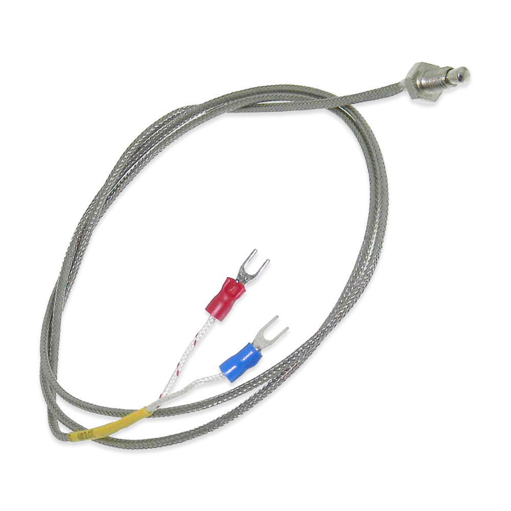 K Type M6 Threaded Screw Thermocouple Measurement Probe w 50cm Shielded Cable