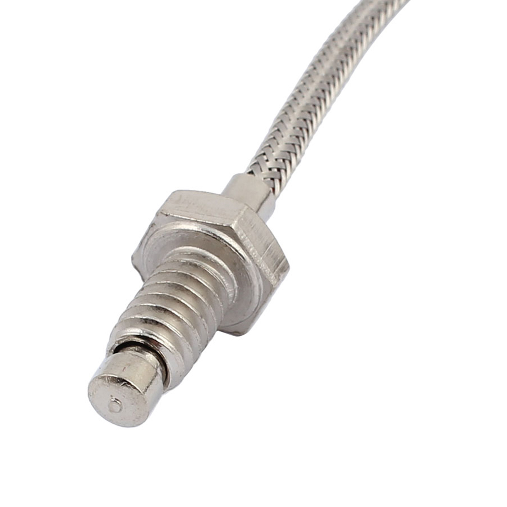K Type M6 Threaded Screw Thermocouple Measurement Probe w 50cm Shielded Cable