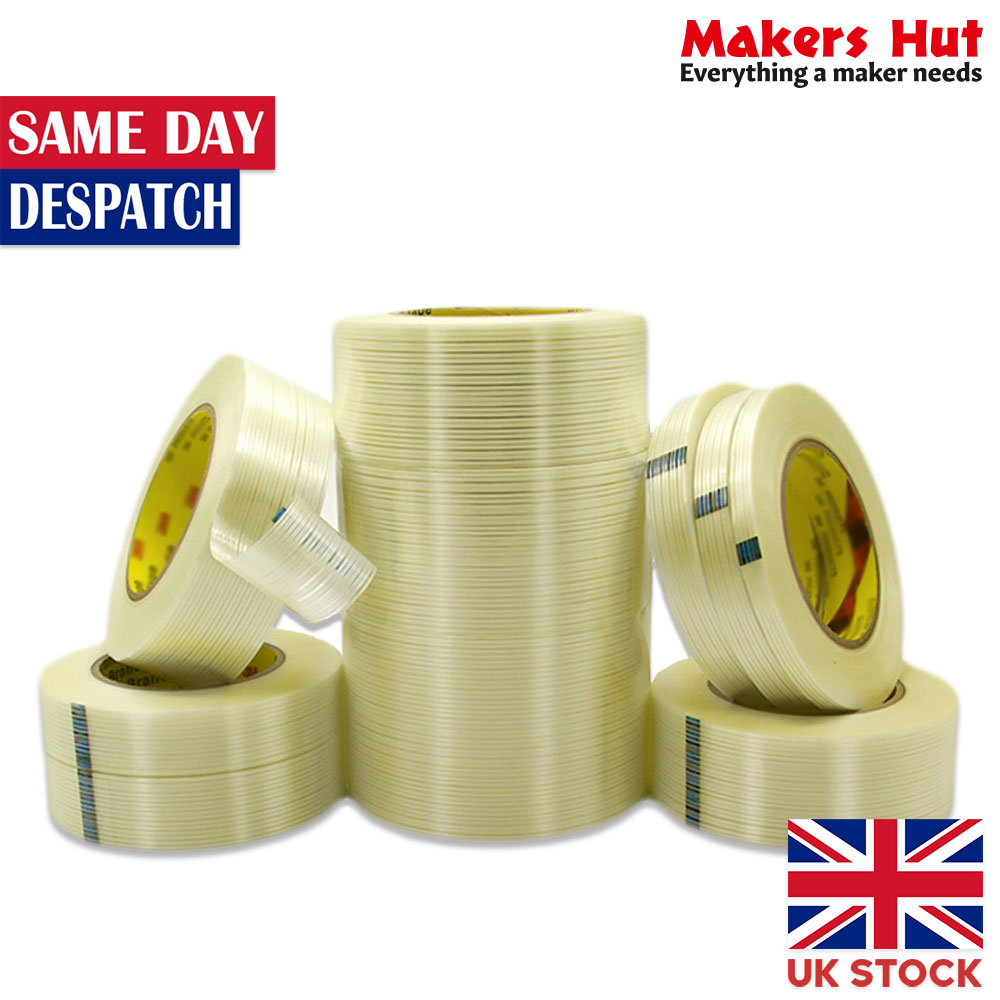 Stripe / Grid Transparent Single-Sided Adhesive Striped Fiber Tape Cricket Model