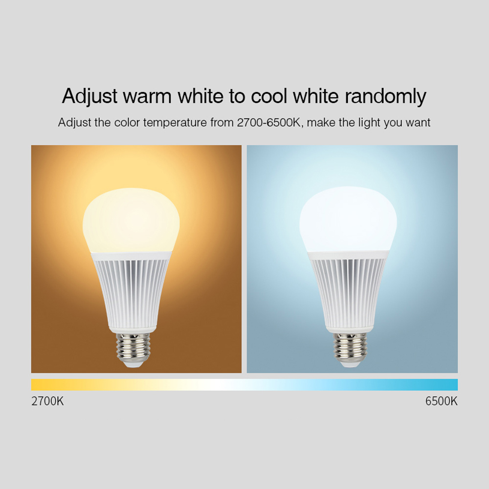 FUTD04 RGB + CCT 9W LED Light Bulb - Milight - DMX512