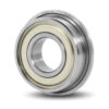 MF74ZZ 4x7x2.5mm Flanged Bearing Miniature Metal Double Shielded ZZ