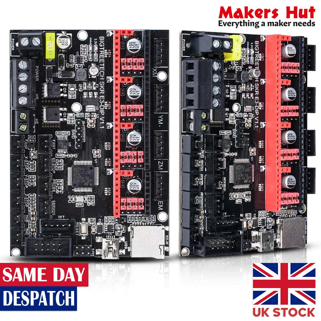 SKR E3 DIP V1.1 32Bit Control Board  - Creality Ender 3 Pro 3D Printer Upgrade