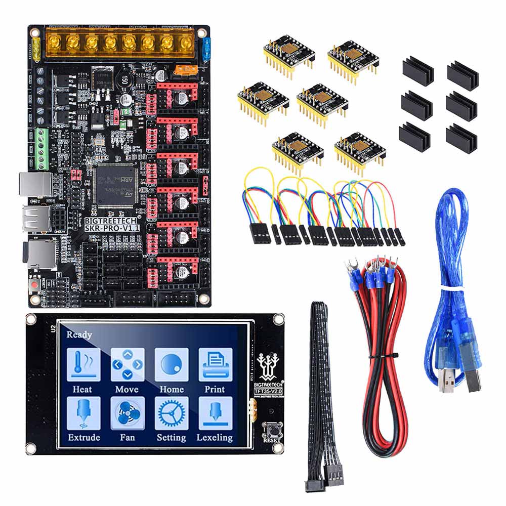BigTreetech SKR Pro V1.2 Board WIFI,TFT35 Touch Screen Kits,6Pcs TFT TMC2130 SPI