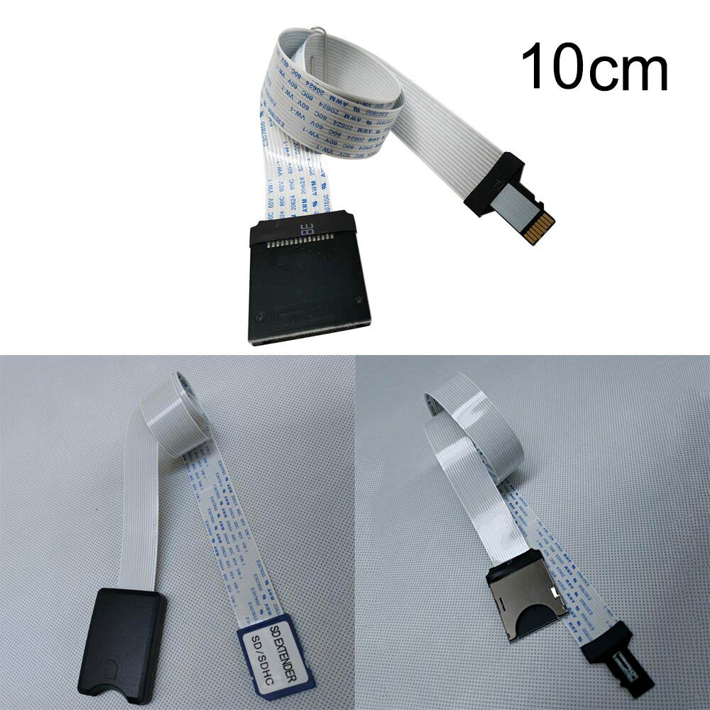 10CM TF to Micro SD Flex Extension Cable Memory Card Extender Cord