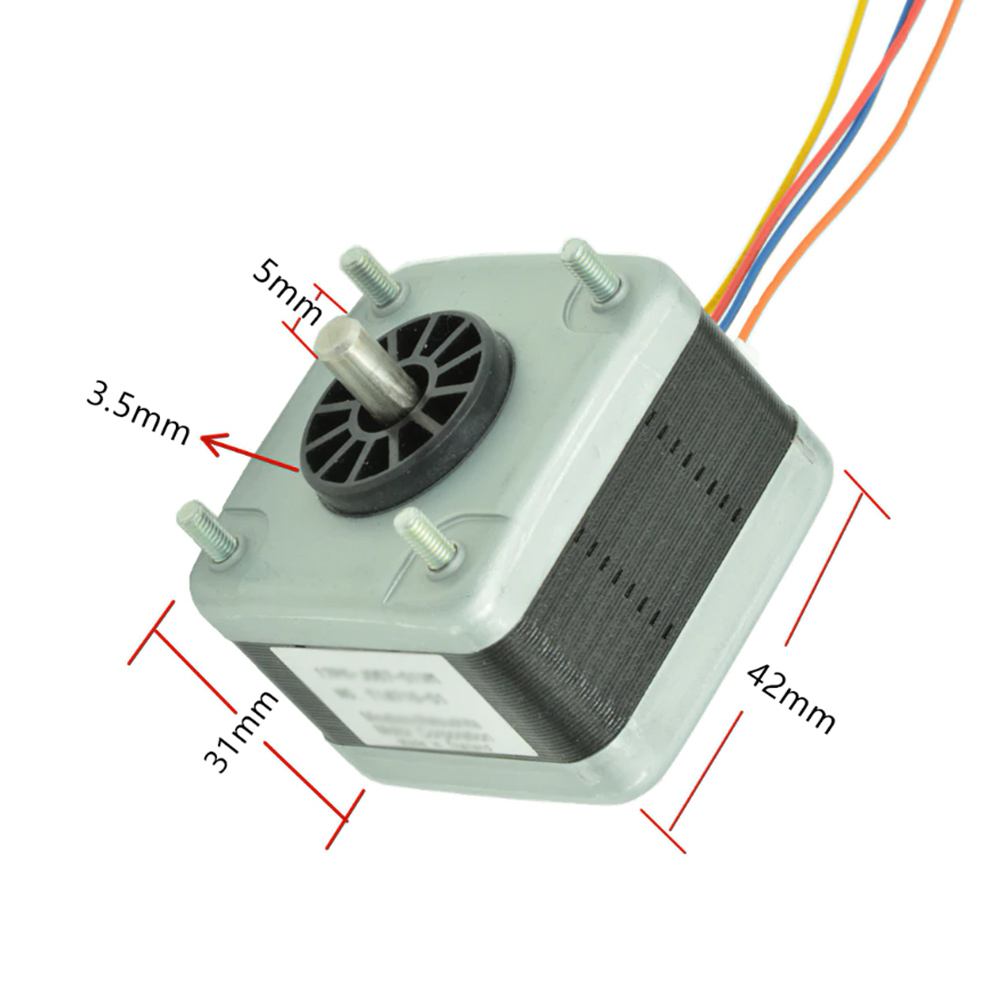 Leili/Minebea Nema17 Stepper Motor 1.8° Step Angle 3,20kg/cm HT for Mini CNC