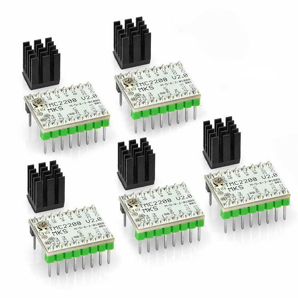 MKS TMC2208 v2.0 Stepping Motor Mute Driver Stepstick Silent with Heat Sink