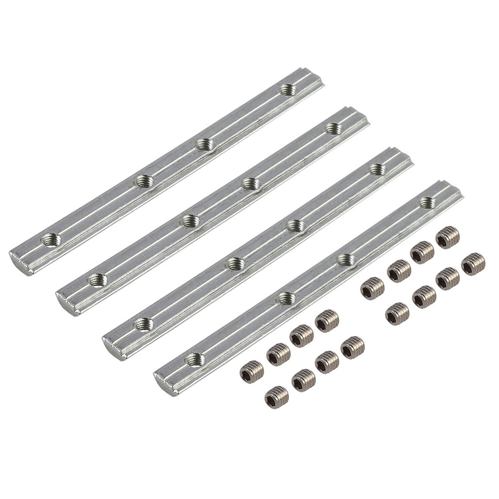 2 x Straight Connector 100mm Joint Bracket for 2020 M5 Aluminum Profile