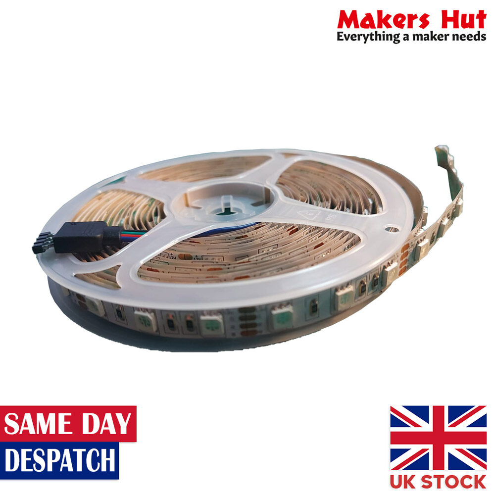 5M RGB 5050 LED Strip Light IP30/67 DC12V