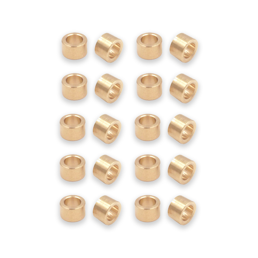 5.25mmx8mmx5mm Self-lubricating Oilless Bearing Sleeve 20pcs Bronze Bushings 5.25 ID