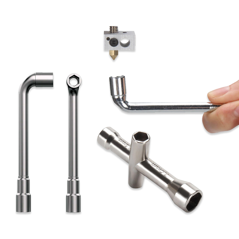 6mm (MK8) / 7mm (E3D) L-Type Socket Wrench Tool
