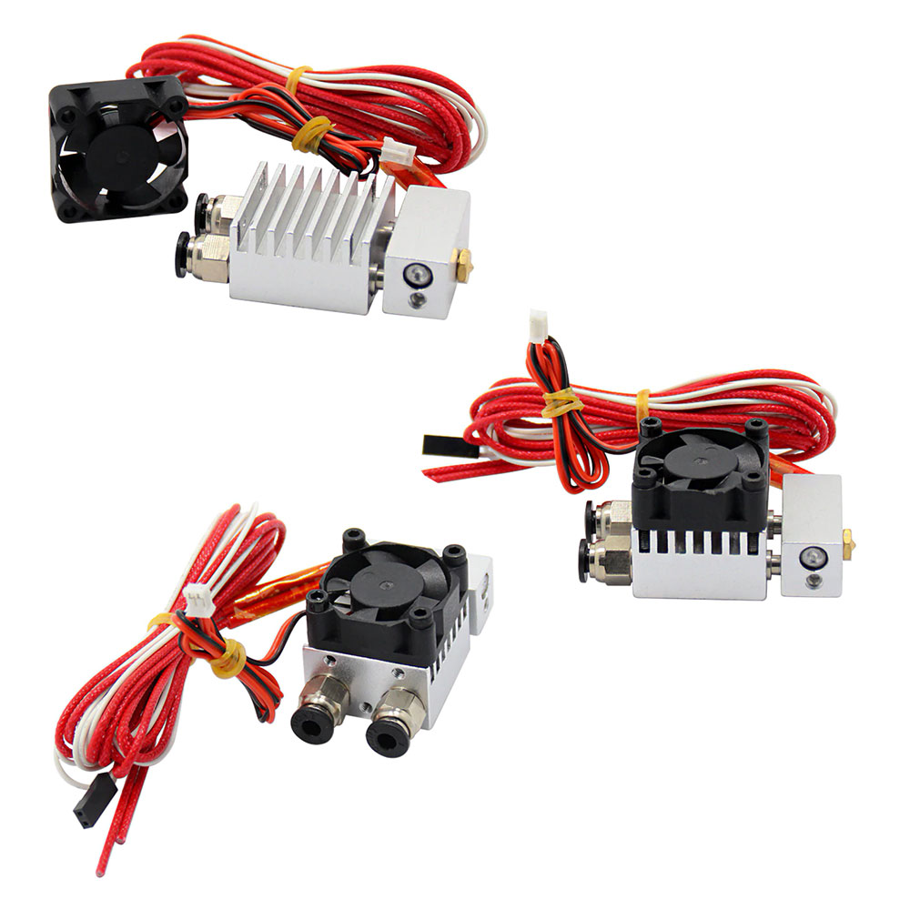 2 In 1 Out Extruder Head Multi-Extrusion Dual Extruder Assembled Kit