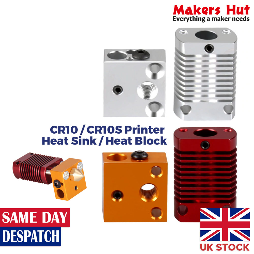 CR10 / CR10S Heat Sink and Heat Block Set - J-head  Creality