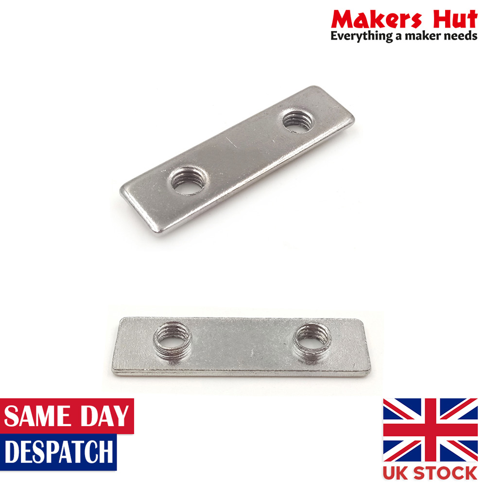 Double Hole Welding T-Nut Rectangular Nut/Gasket Aluminum Profile Fitting
