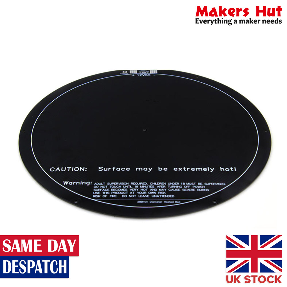 300mm Round Hot Bed Platform PCB Delta Kossel Rostock