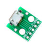 Micro USB to 5 Pin DIP 2.54mm Adapter Board Pitch