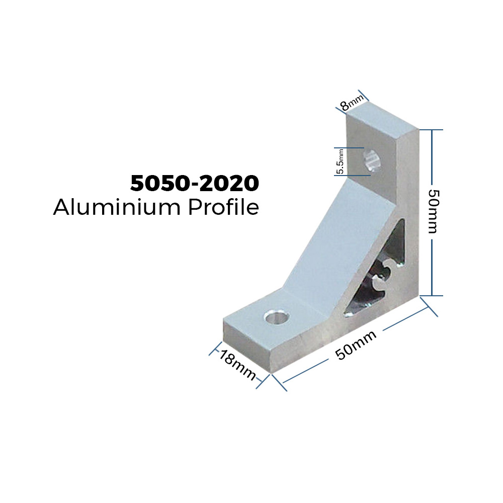 90 Degree Aluminium Angle Corner Connector 2020/3030/4040 Aluminium Profile
