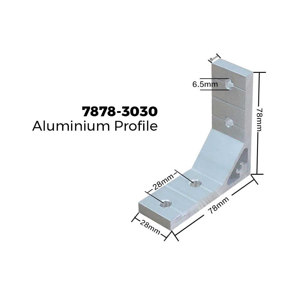 90 Degree Aluminium Angle Corner Connector 2020/3030/4040 Aluminium Profile