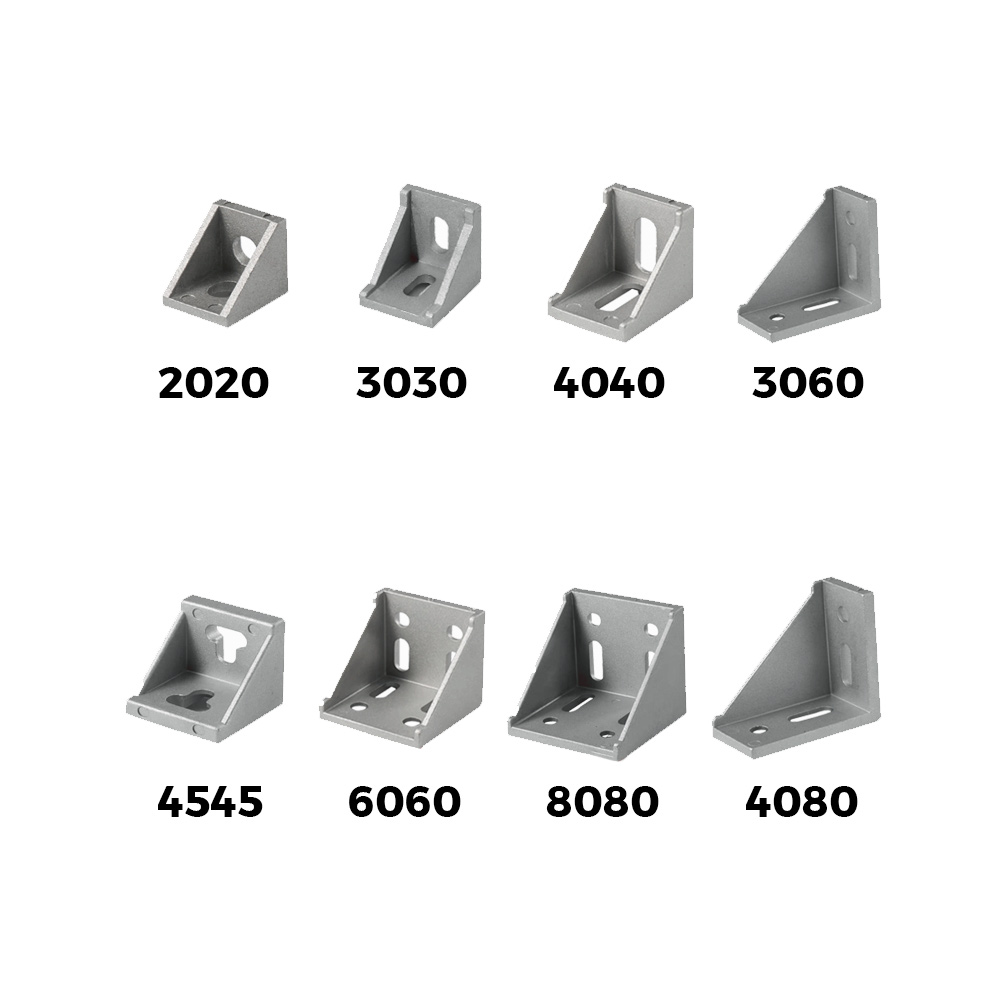 Aluminium Profile Corner Bracket Fittings 20 30 40 CNC 3D Printer