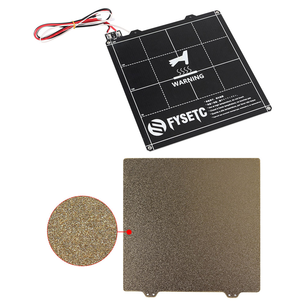 Magnetic Heated Bed 220/235mm 24V + PEI Steel Plate 3D Printer