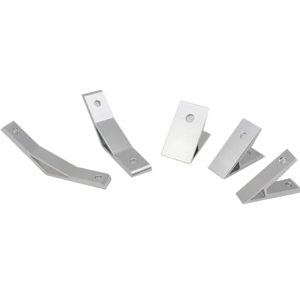 45° Aluminium Corner Connector for 4040 Profile – 40x40 Extrusion Angle Bracket