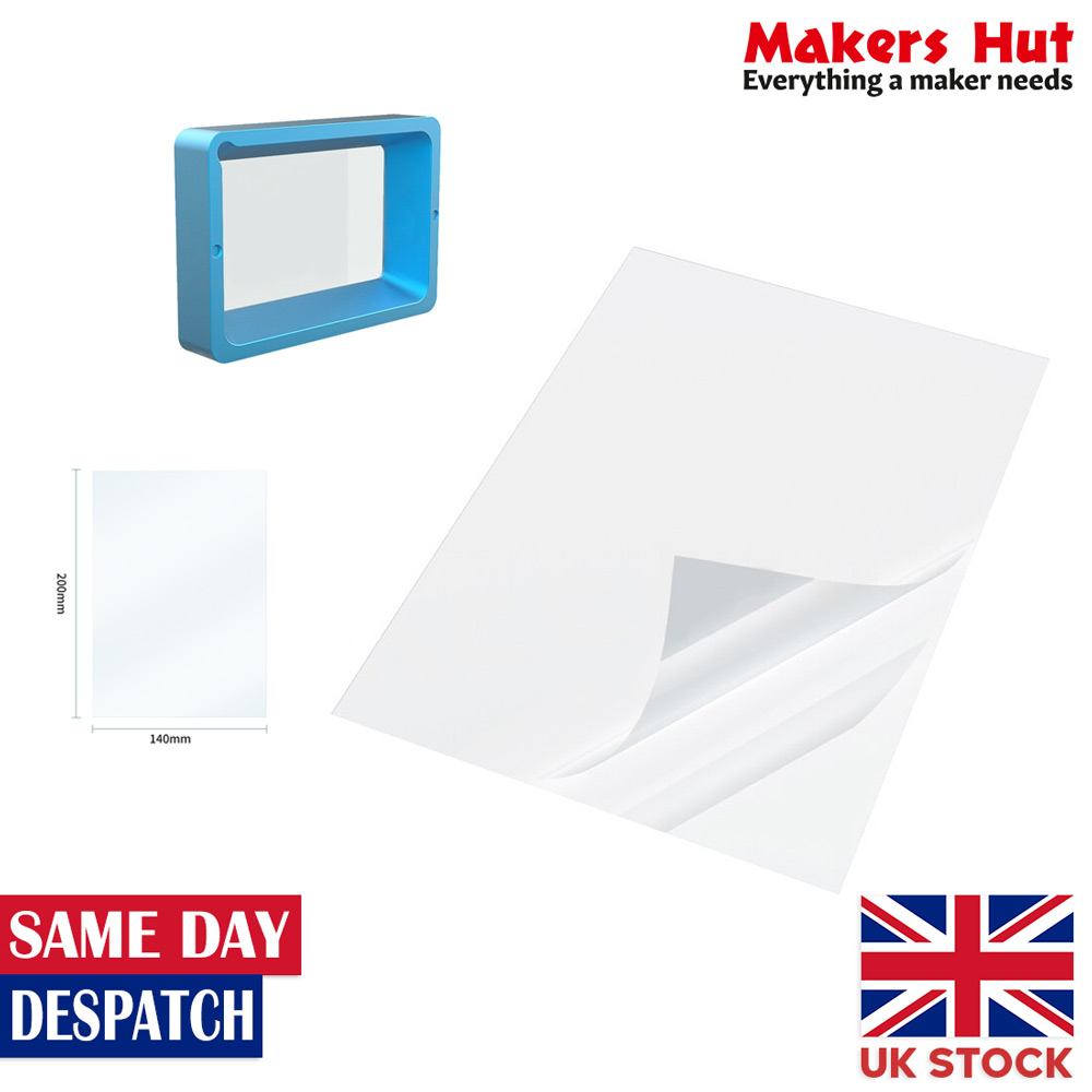 FEP Film 3d Printer Resin SLA/LCD Teflon Film 140 x 200 x 0.15mm