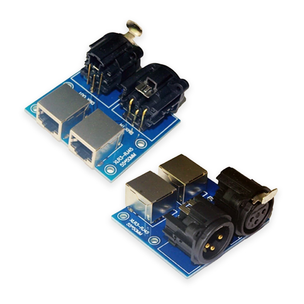 XLR3-RJ45 DMX512 Relays Connector use for DMX-Relays LED Controller