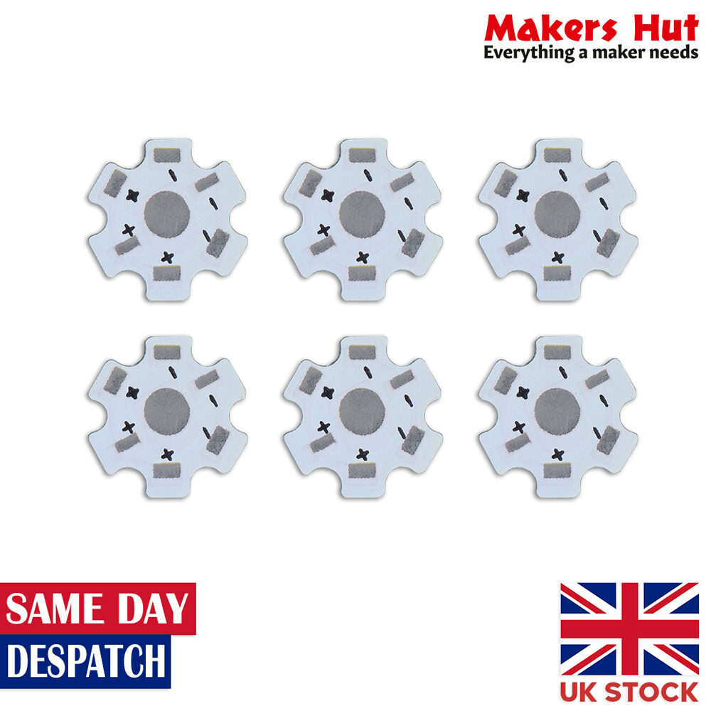 20mm Star High Power 1W / 3W LED Beads Heat Sink Aluminum Base Plate