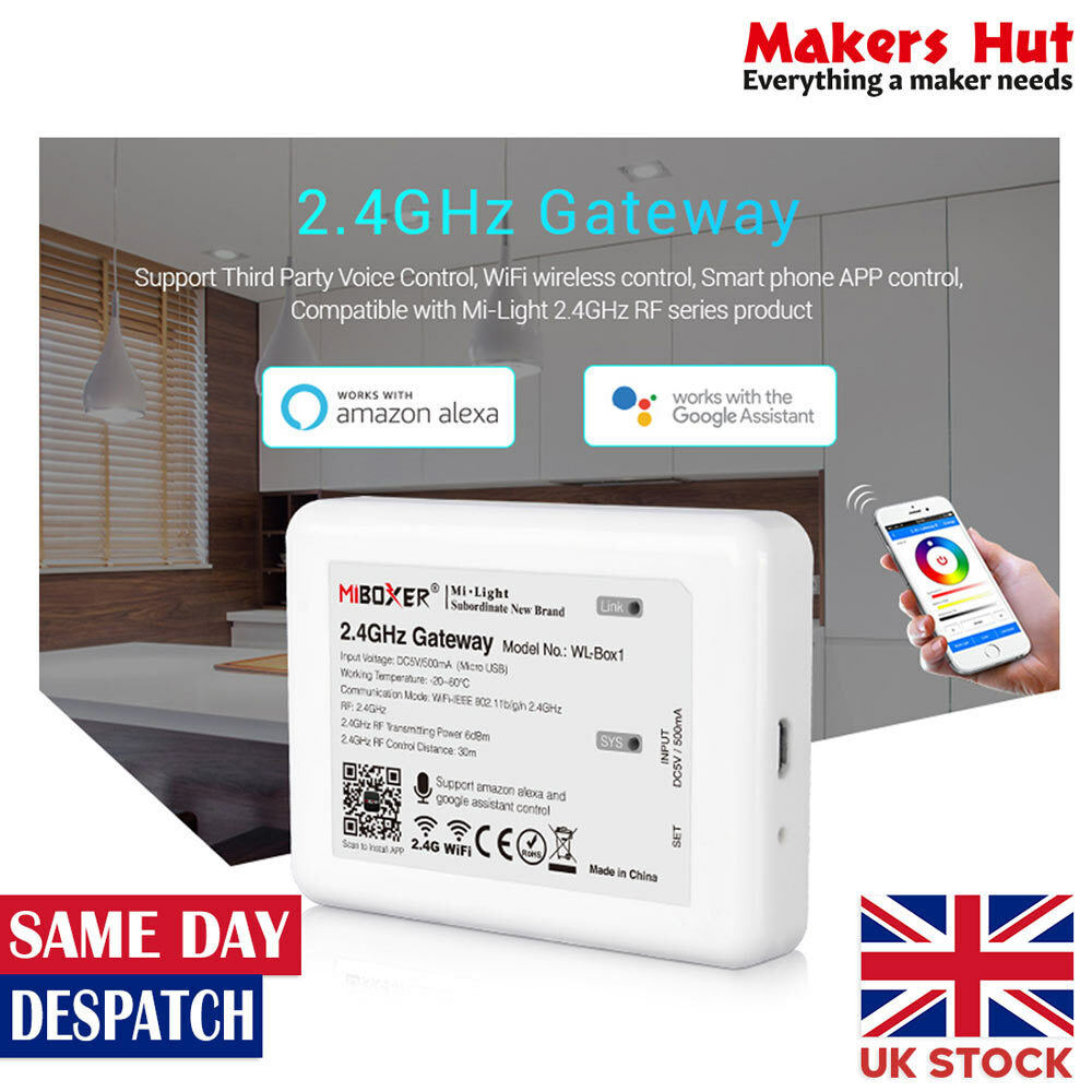 MiBoxer - Mi-Light 2.4GHZ Gateway WL-Box1
