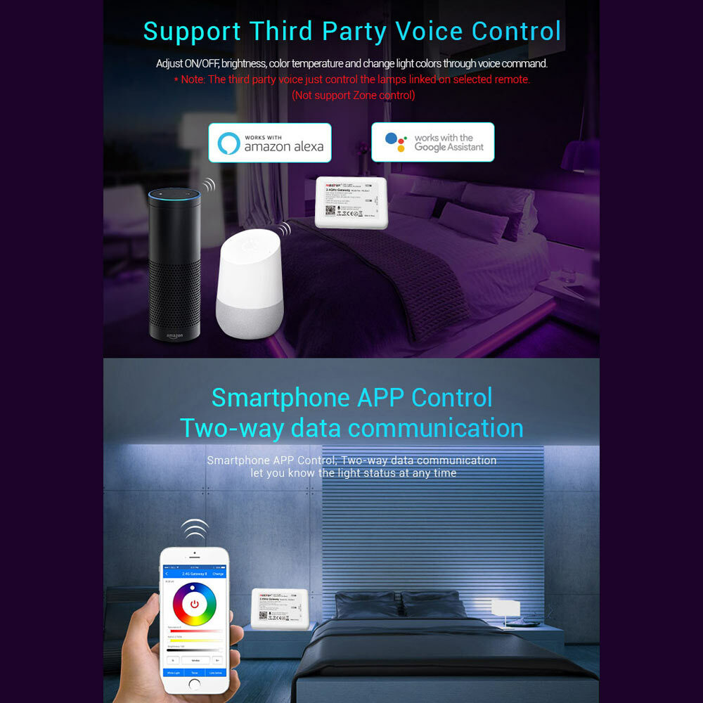 MiBoxer - Mi-Light 2.4GHZ Gateway WL-Box1