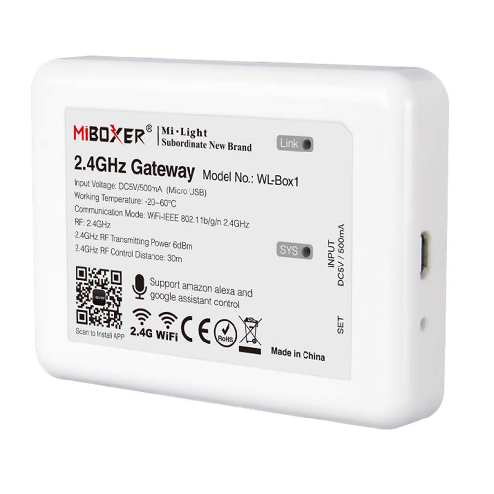 MiBoxer - Mi-Light 2.4GHZ Gateway WL-Box1