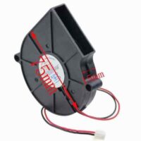 75mm - 7515 - Blower Cooling Radial Fan - 3D Printer Hotend - 5V/12V/24V DC - Image 2