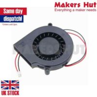 75mm - 7515 - Blower Cooling Radial Fan - 3D Printer Hotend - 5V/12V/24V DC