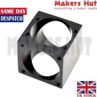Kossel Delta Robot Aluminum Cube Fan and hotend mount - RepRap 3D Printer