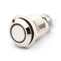 16mm 12mm OD LED Ring Push Button On / Off Red Green Blue WaterProof - Image 2