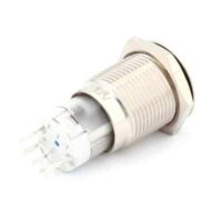 16mm 12mm OD LED Ring Push Button On / Off Red Green Blue WaterProof - Image 3